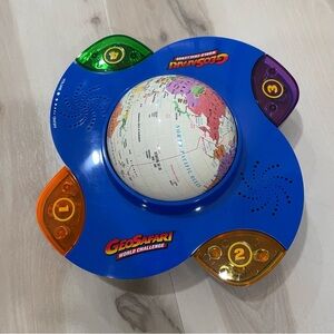 GeoSafari World Challenge. Educational Toy/Game. Ages 8+. Geography. Globe
